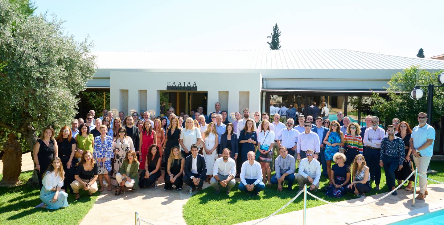 A group of people posing for a photo