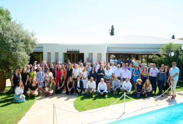 A group of people posing for a photo