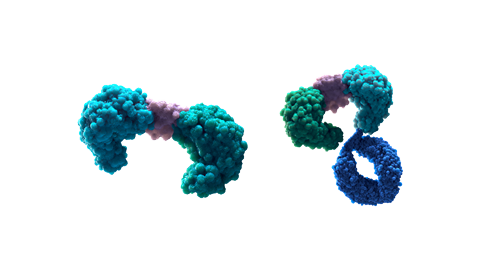 blue and green smokey clouds